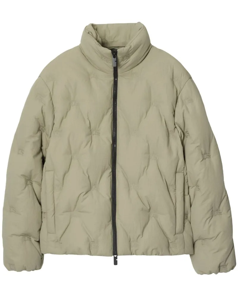 Burberry Steppjacke mit Stehkragen - Grün Grün