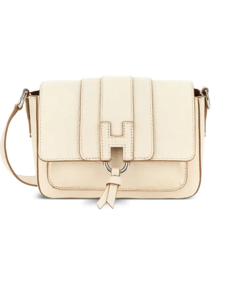 Hogan Schultertasche mit H-Schnalle - Nude Nude