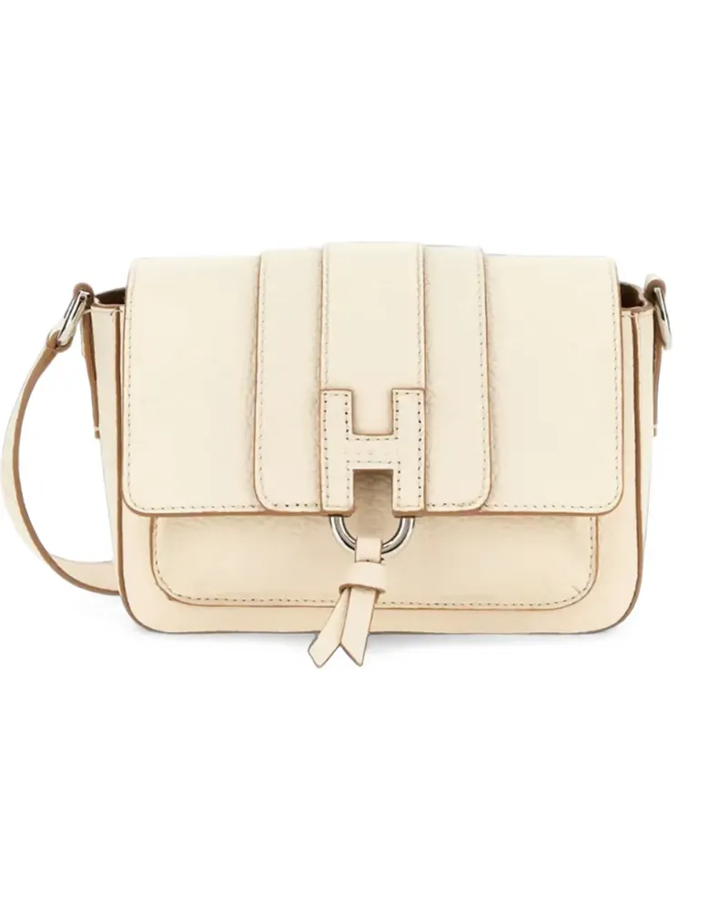 Hogan Schultertasche mit H-Schnalle - Nude Nude
