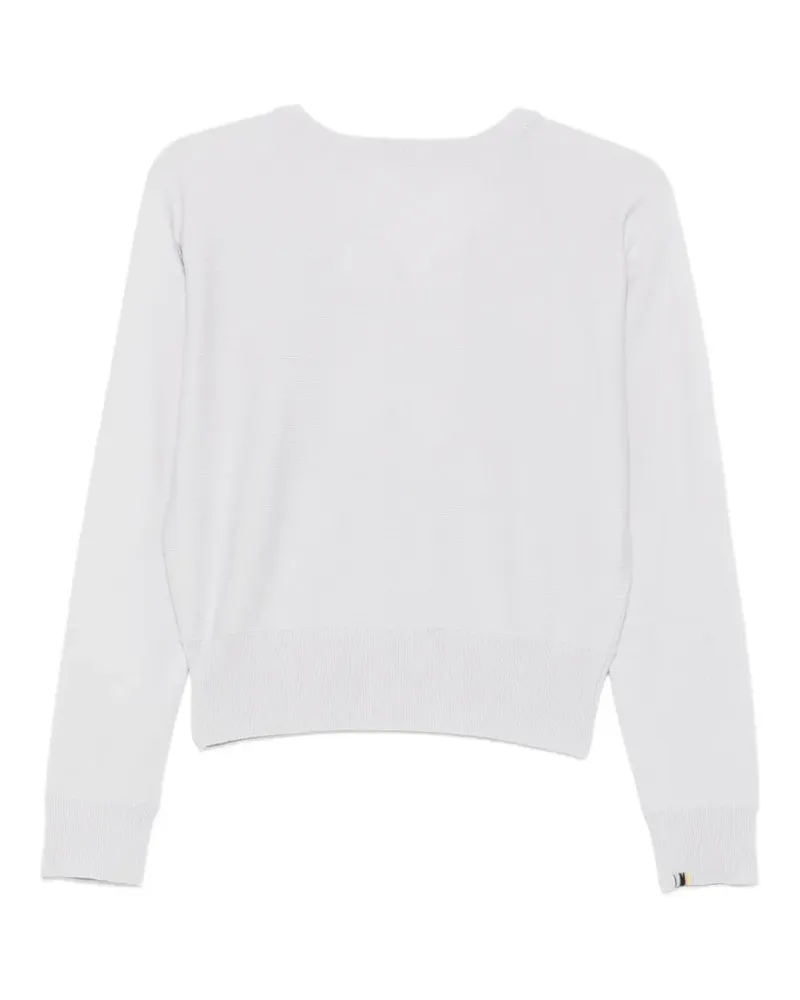 extreme cashmere Nº382 Belle ribbed-trim sweater - Grau Grau