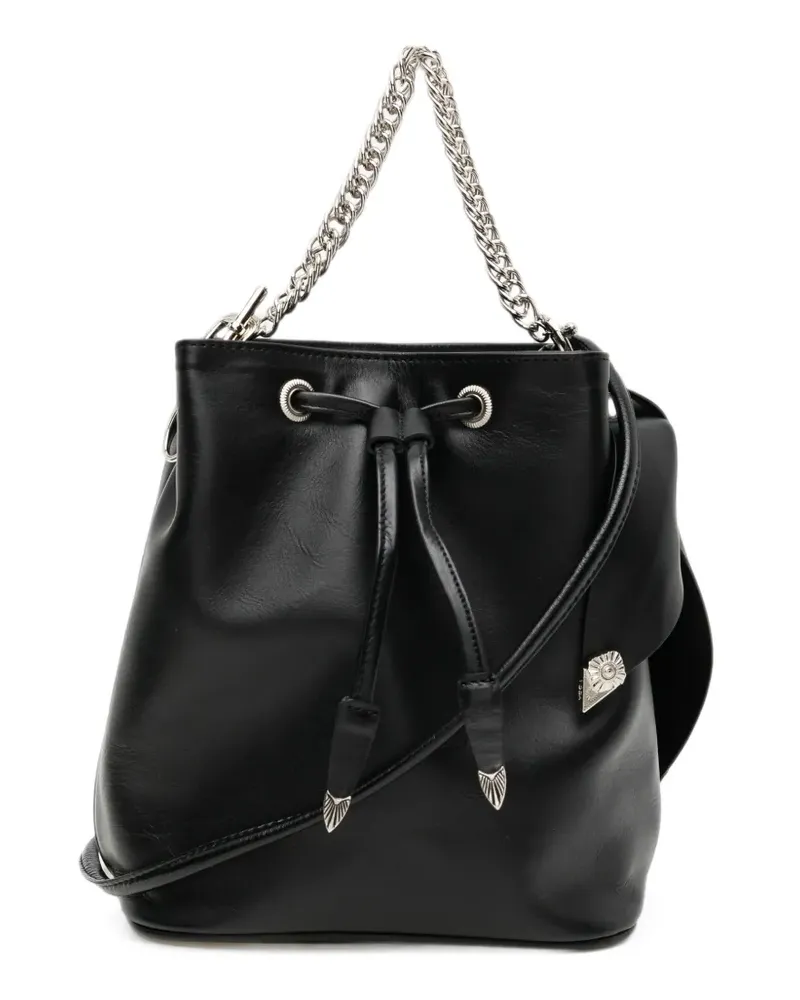 Toga Halcyon Schultertasche mit Kordelzug - Schwarz Schwarz
