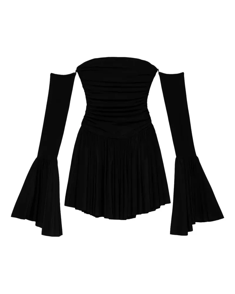 Aniye By Xena ruffled mini dress - Schwarz Schwarz