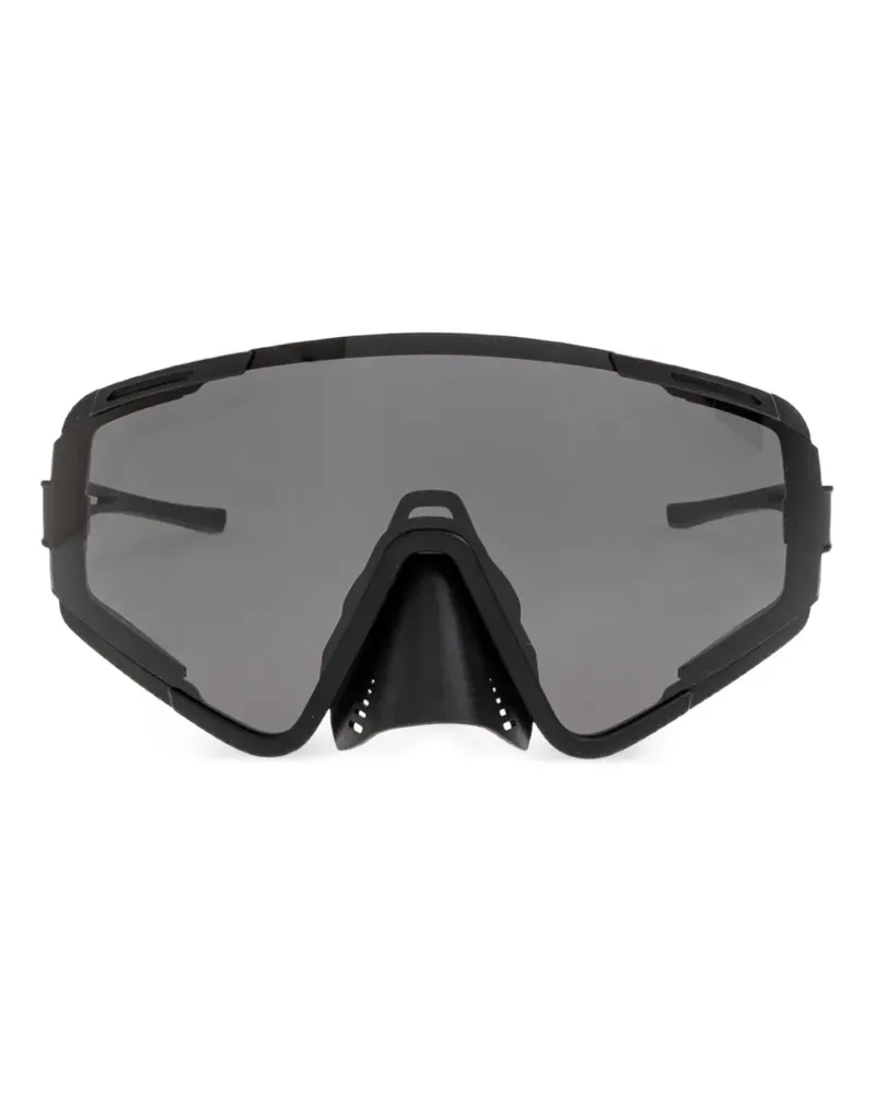 EA7 geometric-frame sunglasses - Schwarz Schwarz