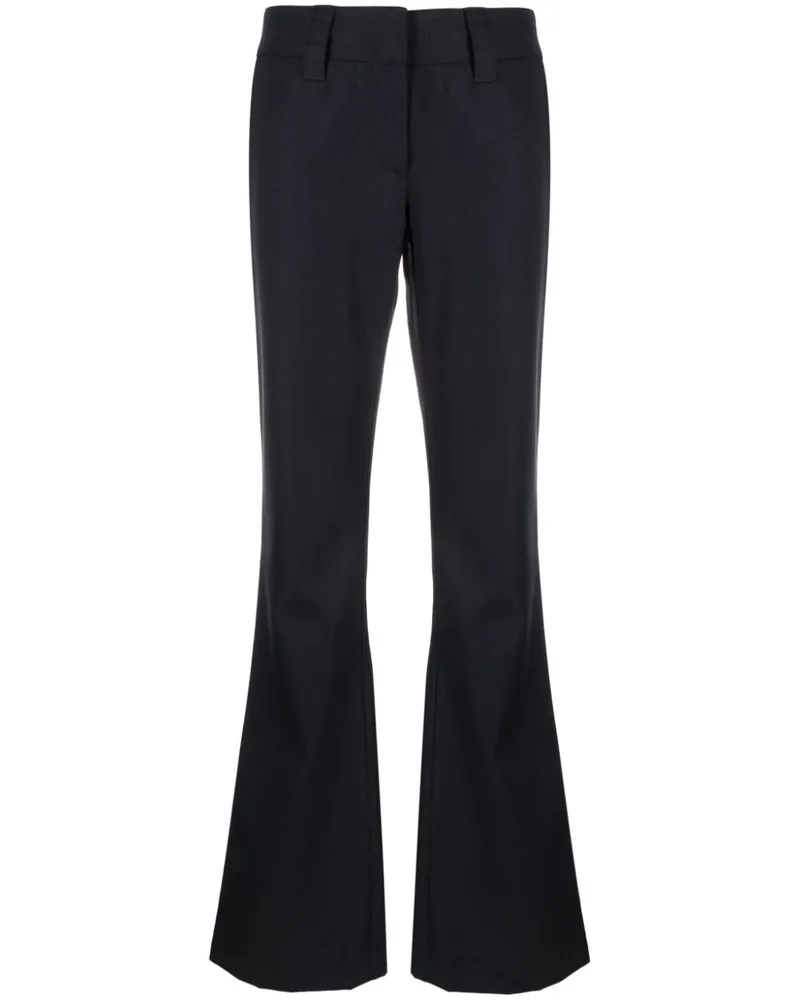 Palm Angels Tief sitzende Schlaghose - Blau Blau
