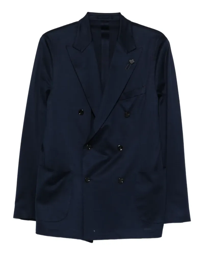 LARDINI Doppelreihiges Sakko - Blau Blau