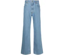 Jeans mit weitem Bein - Blau