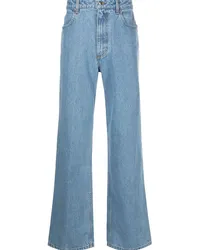 Eckhaus Latta Jeans mit weitem Bein Blau