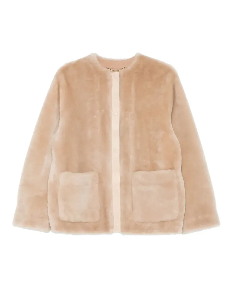 AGNONA Jacke mit aufgesetzten Taschen - Nude Nude