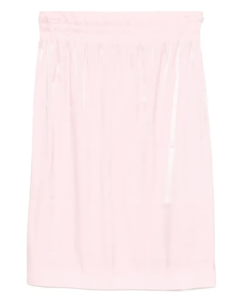 SHUSHU/TONG Minirock mit geraffter Taille - Rosa Rosa