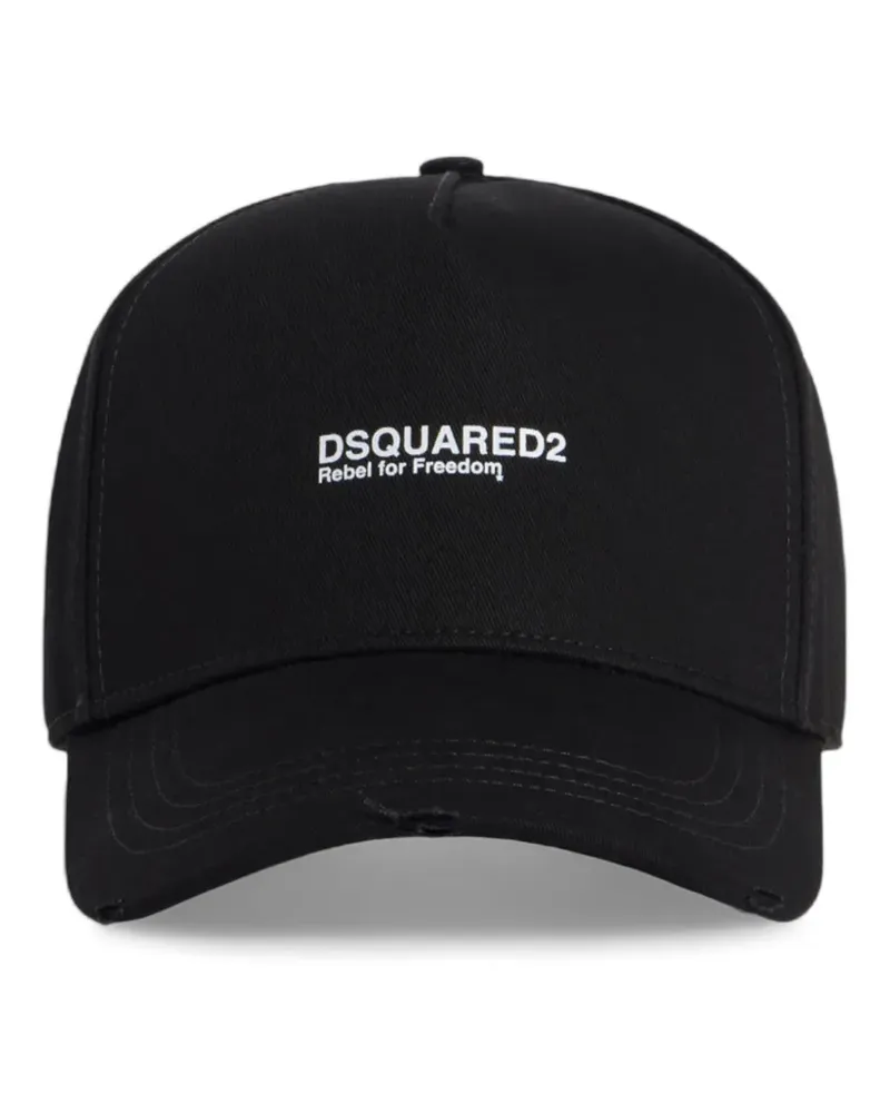 Dsquared2 Rebels Baseballkappe - Schwarz Schwarz