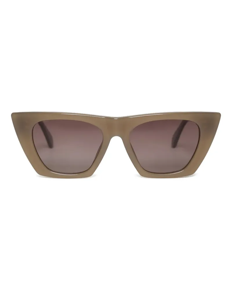 Anine Bing Paris Sonnenbrille mit Cat-Eye-Gestell - Grün Grün