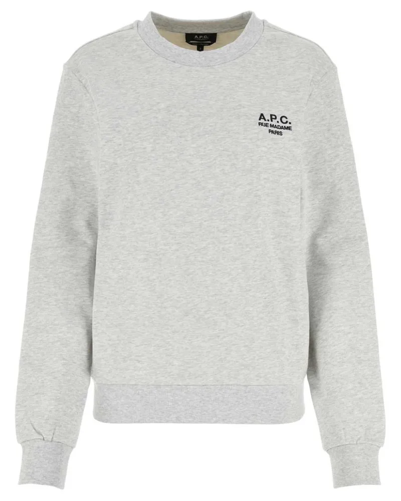 A.P.C. Meliertes Sweatshirt - Grau Grau
