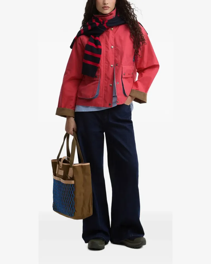 Barbour x Paul Smith Jacke mit Knöpfen - Rot Rot