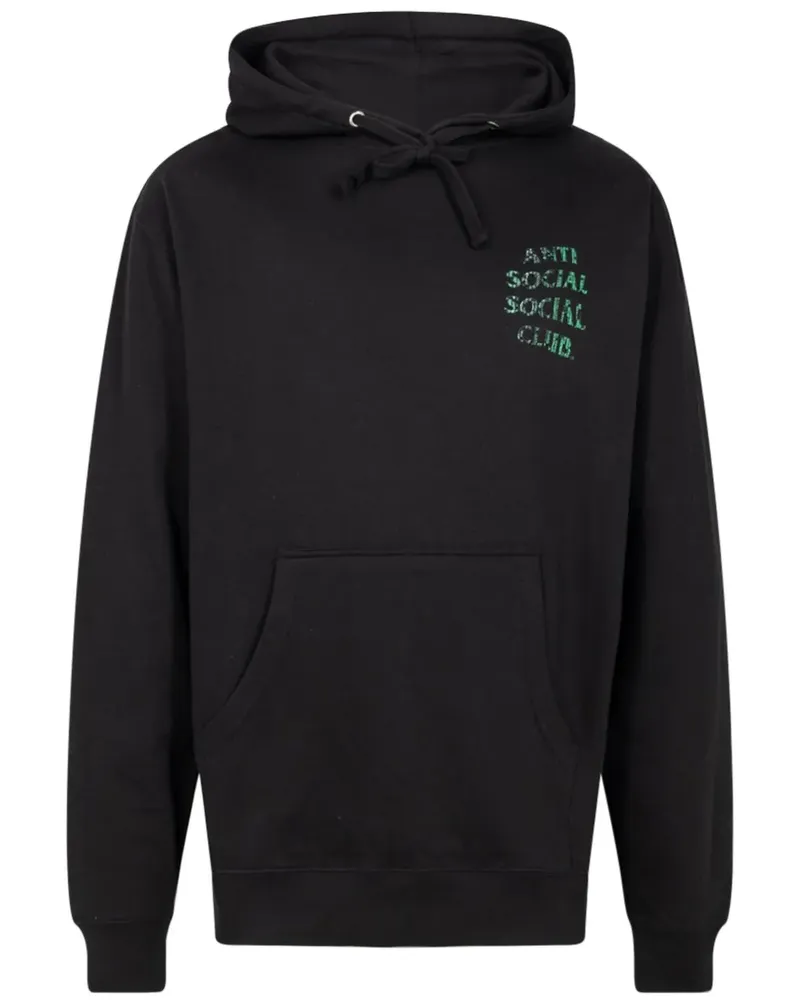 Anti Social Social Club Glitch Hoodie - Schwarz Schwarz