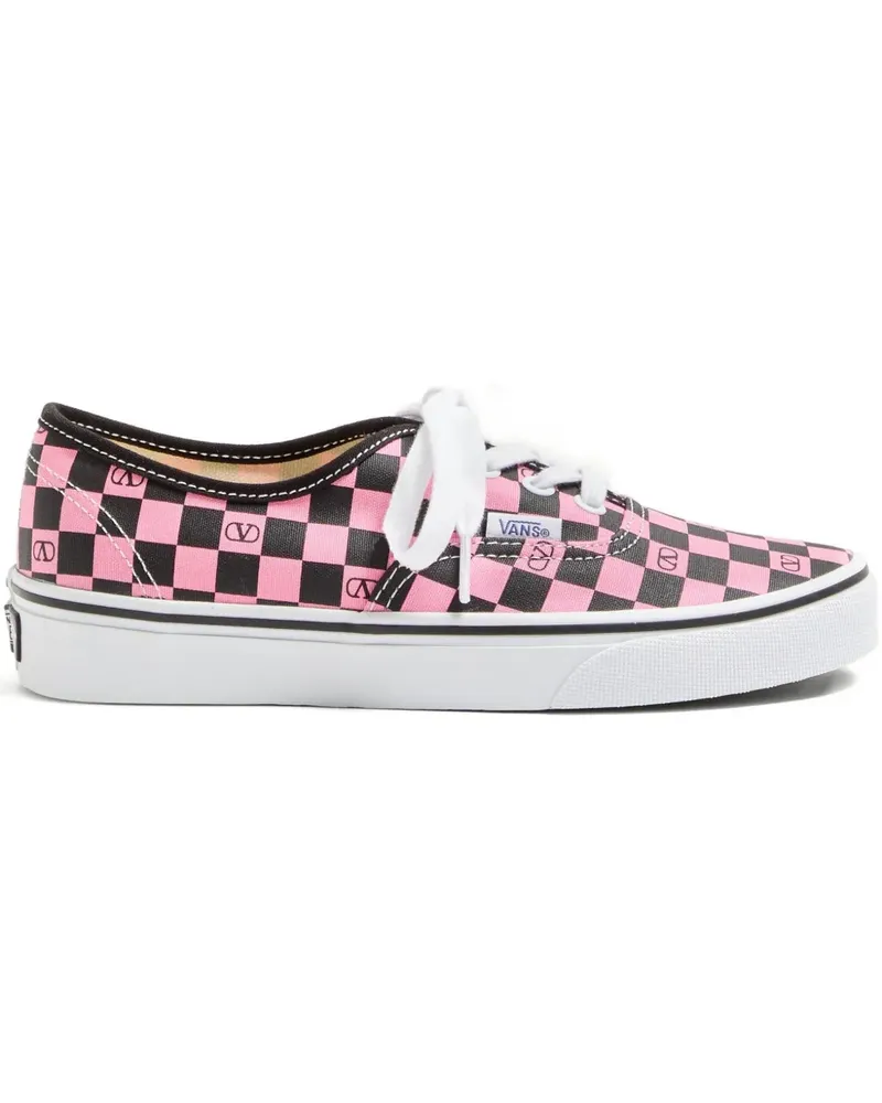 Valentino Garavani x Vans VLogo Sneakers mit Schachbrett-Print - Rosa Rosa