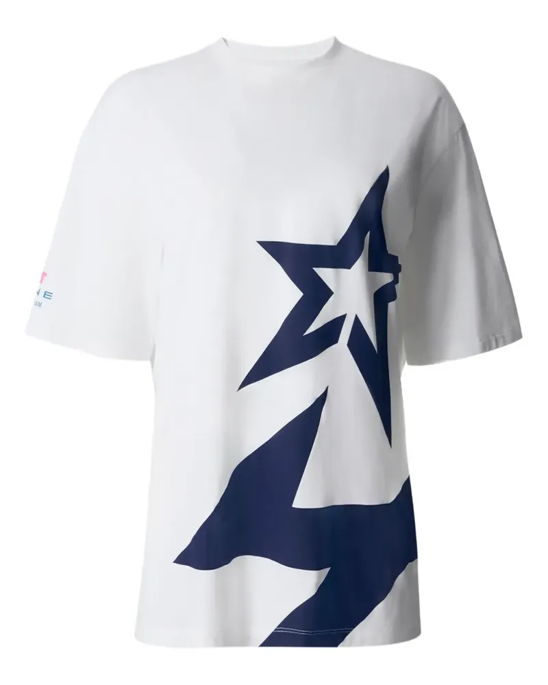 Perfect Moment Alpine T-Shirt mit Oversized-Logo - Weiß Weiß