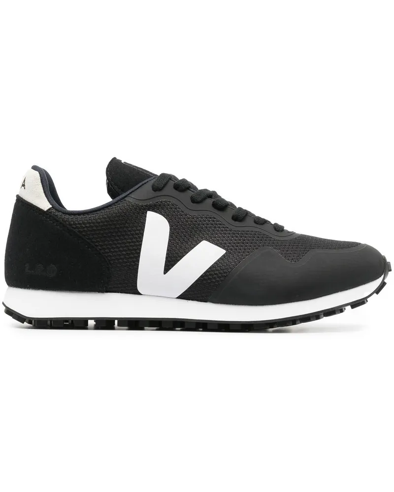 VEJA Sneakers mit Einsätzen - Schwarz Schwarz