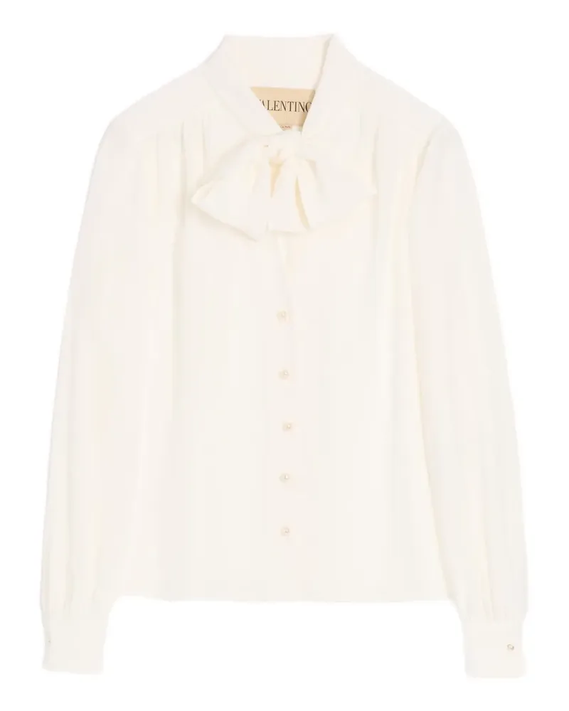 Valentino Garavani Bluse mit Schal - Nude Nude