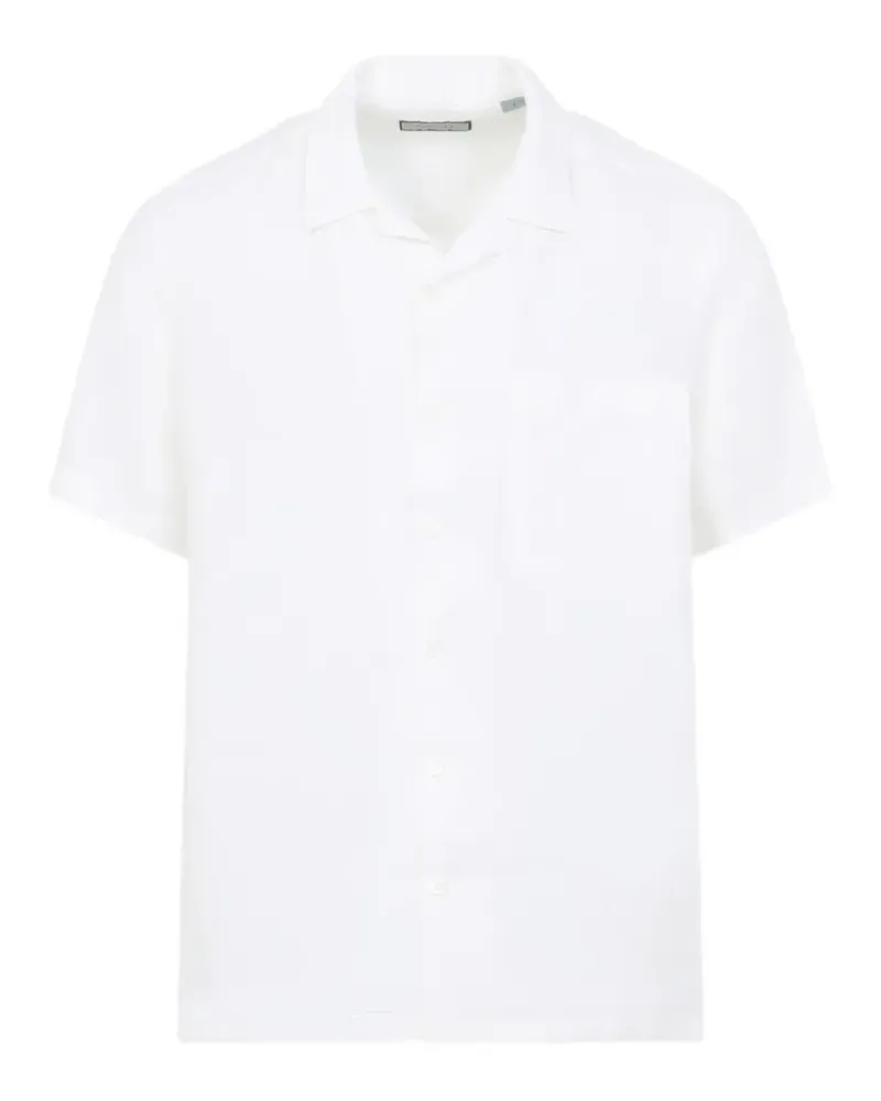 Canali chest-pocket shirt - Weiß Weiß