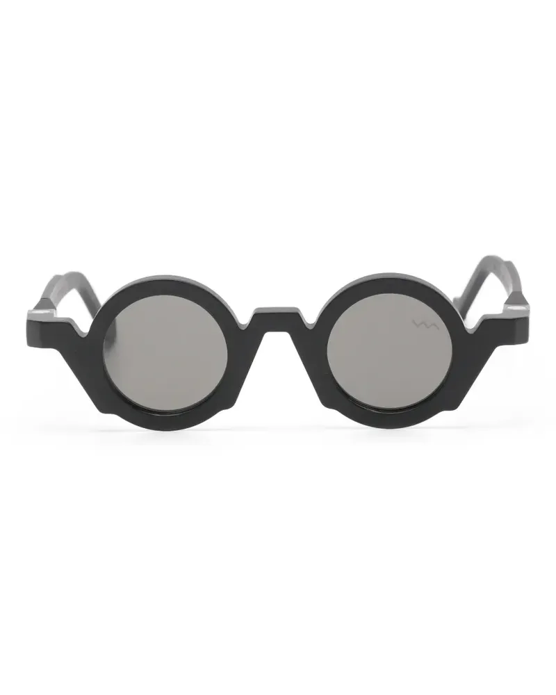 VAVA EYEWEAR Sonnenbrille mit rundem Gestell - Schwarz Schwarz