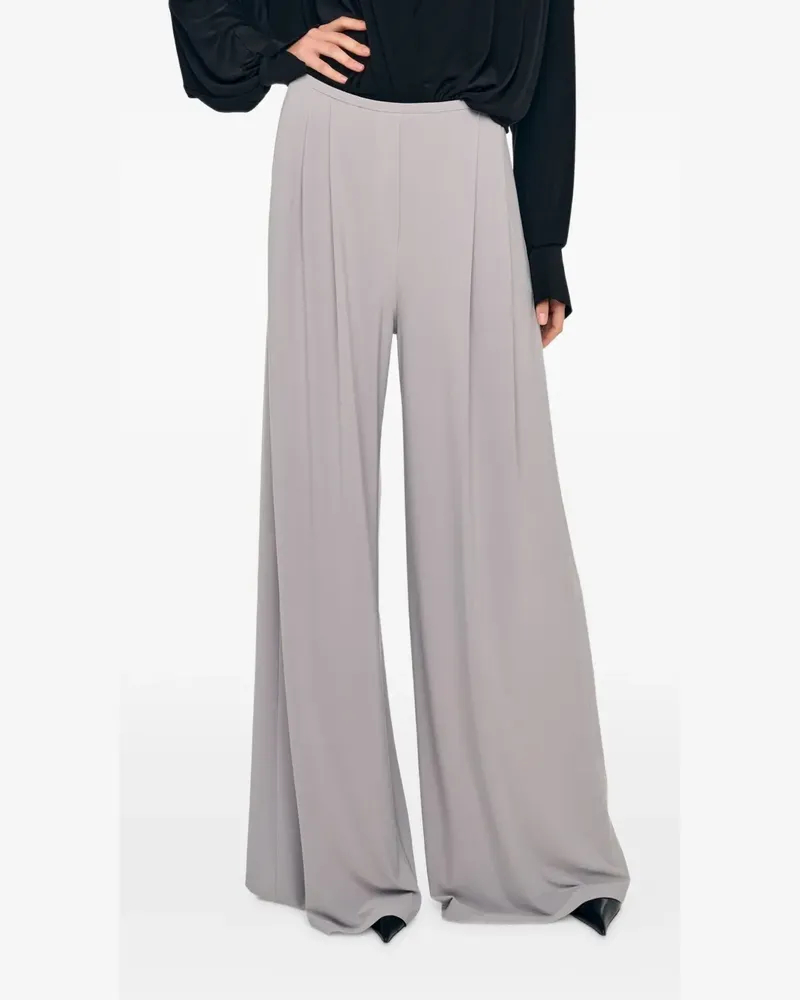 Norma Kamali pleated trousers - Grau Grau