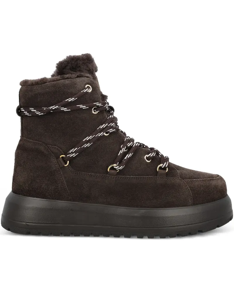 Bogner Stiefel mit Shearling - Braun Braun