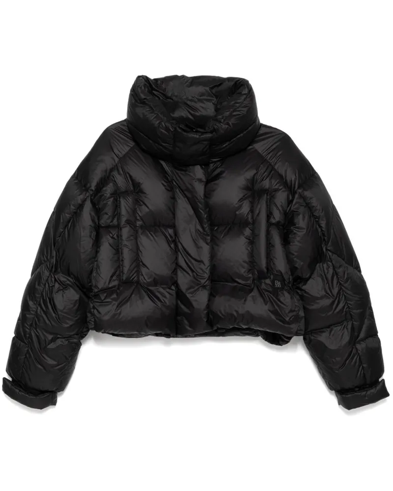Bacon Gefütterte Jacke mit Kontrasteinsätzen - Schwarz Schwarz