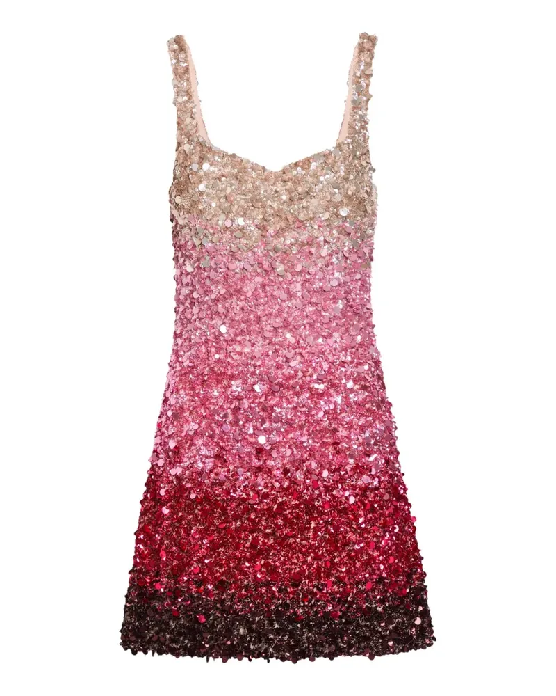 Alice + Olivia sequin-embellished mini dress - Rosa Rosa