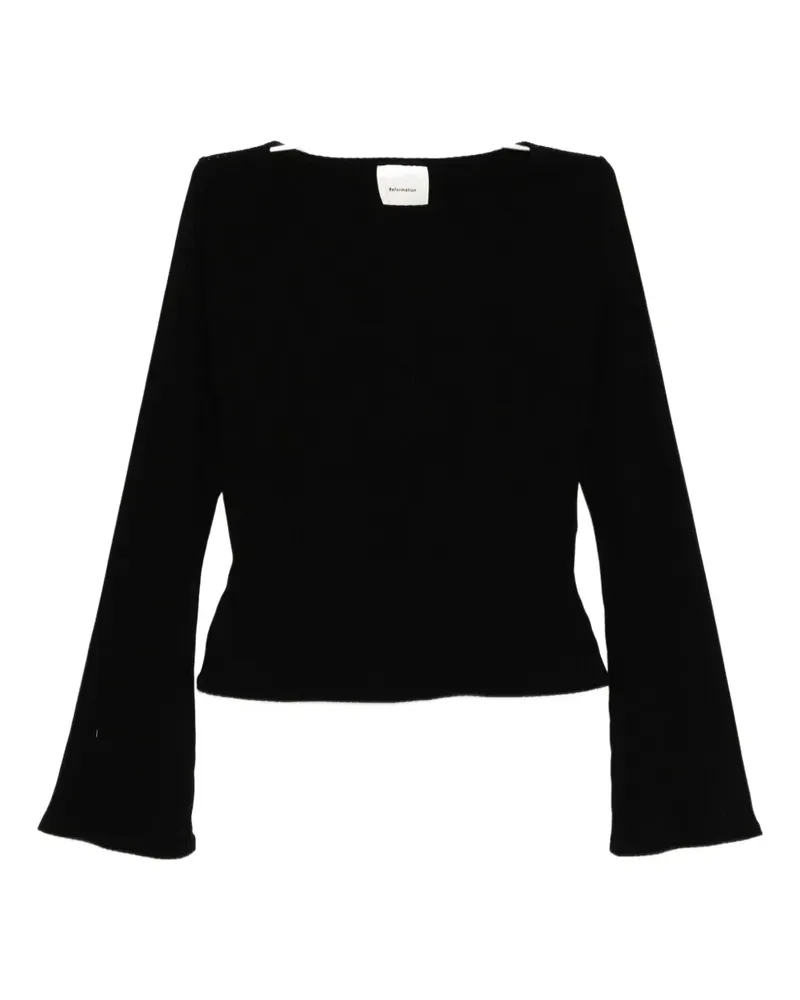 Reformation Miller top - Schwarz Schwarz
