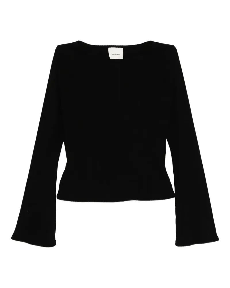 Reformation Miller Oberteil - Schwarz Schwarz