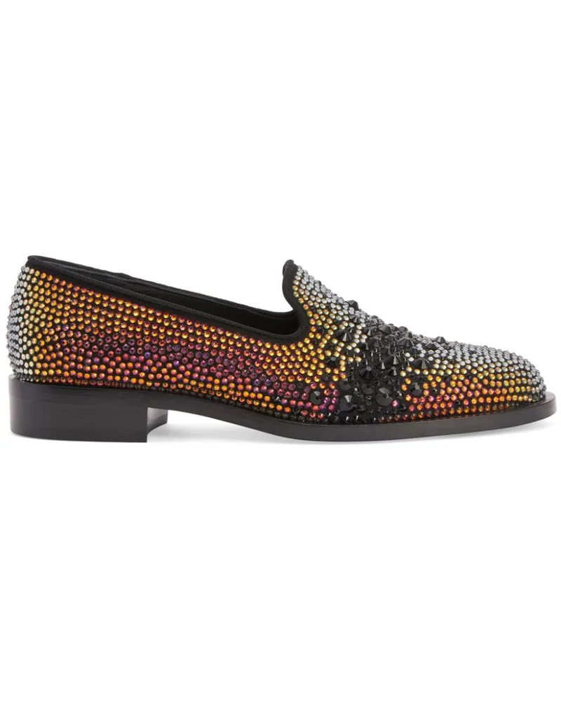 Giuseppe Zanotti Loafer mit Kristallen - Mehrfarbig Mehrfarbig