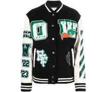 Collegejacke mit Patches