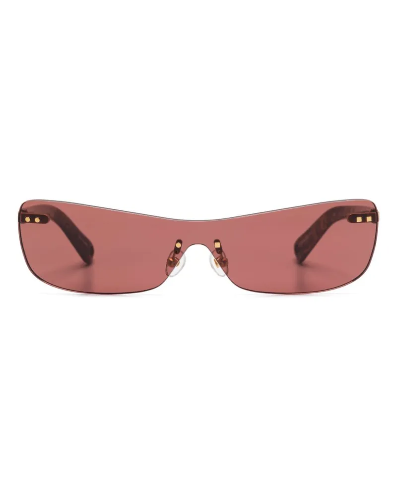 Jacquemus Rahmenlose Sonnenbrille - Braun Braun