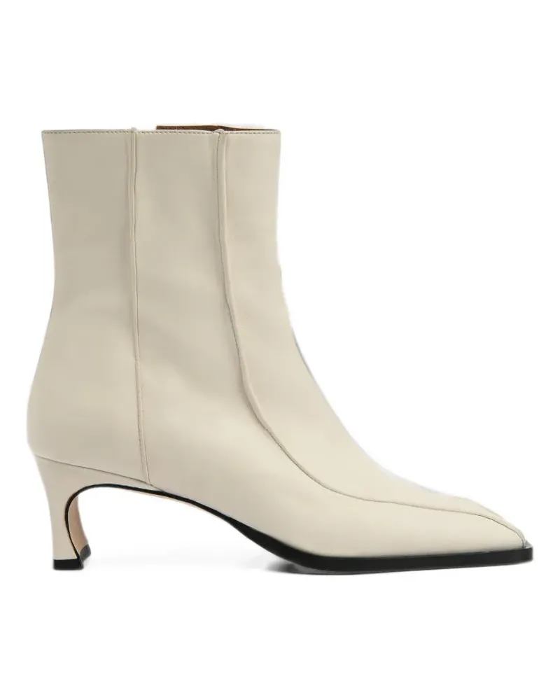 by FAR Nieves square-toe ankle boots - Weiß Weiß