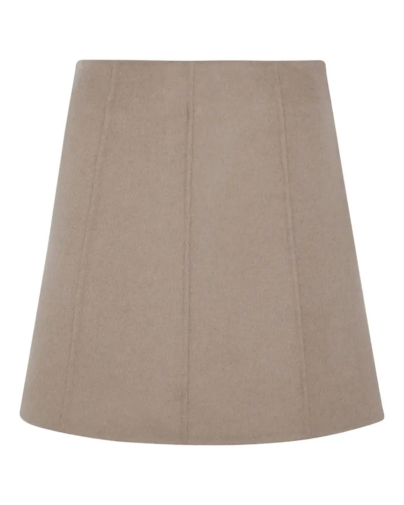 IVY & OAK Iosora A-line wool mini skirt - Nude Nude