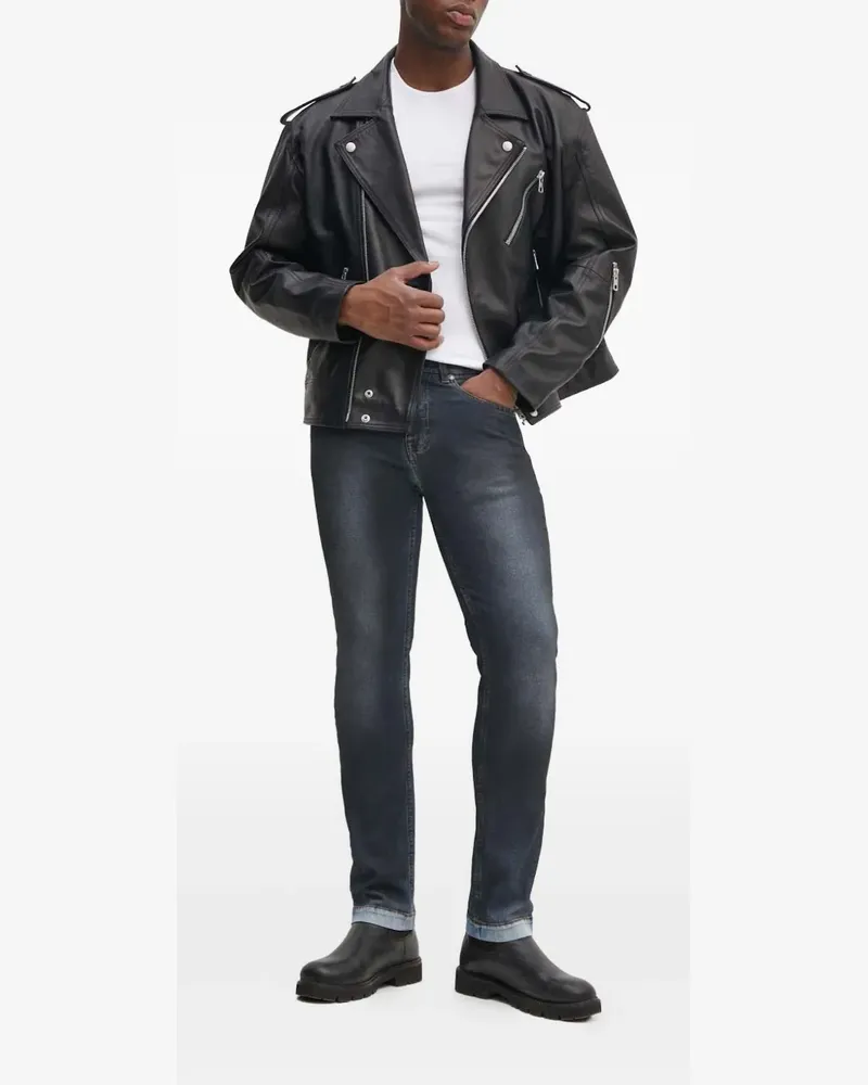 Versace Jeans Jeans mit ausgeblichener Tasche - Blau Blau