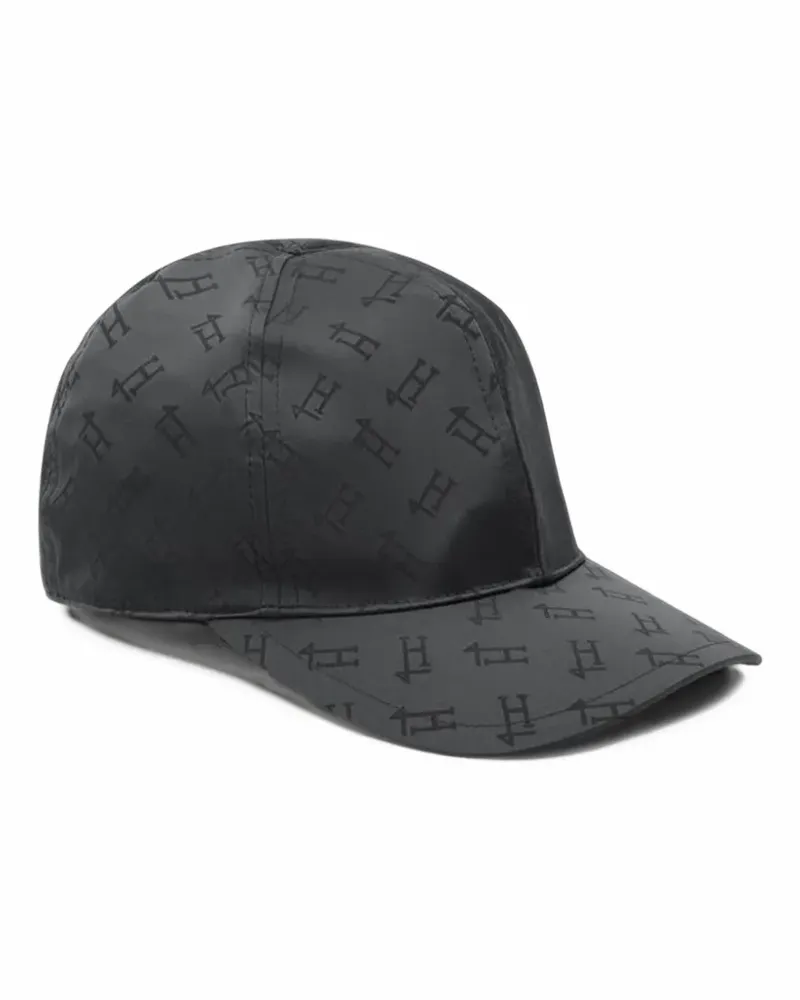 Herno monogram-print baseball hat - Schwarz Schwarz