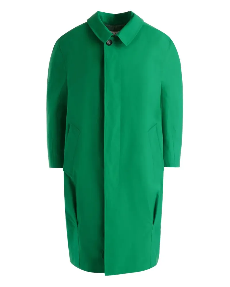 Bally Mantel mit Falten - Grün Grün