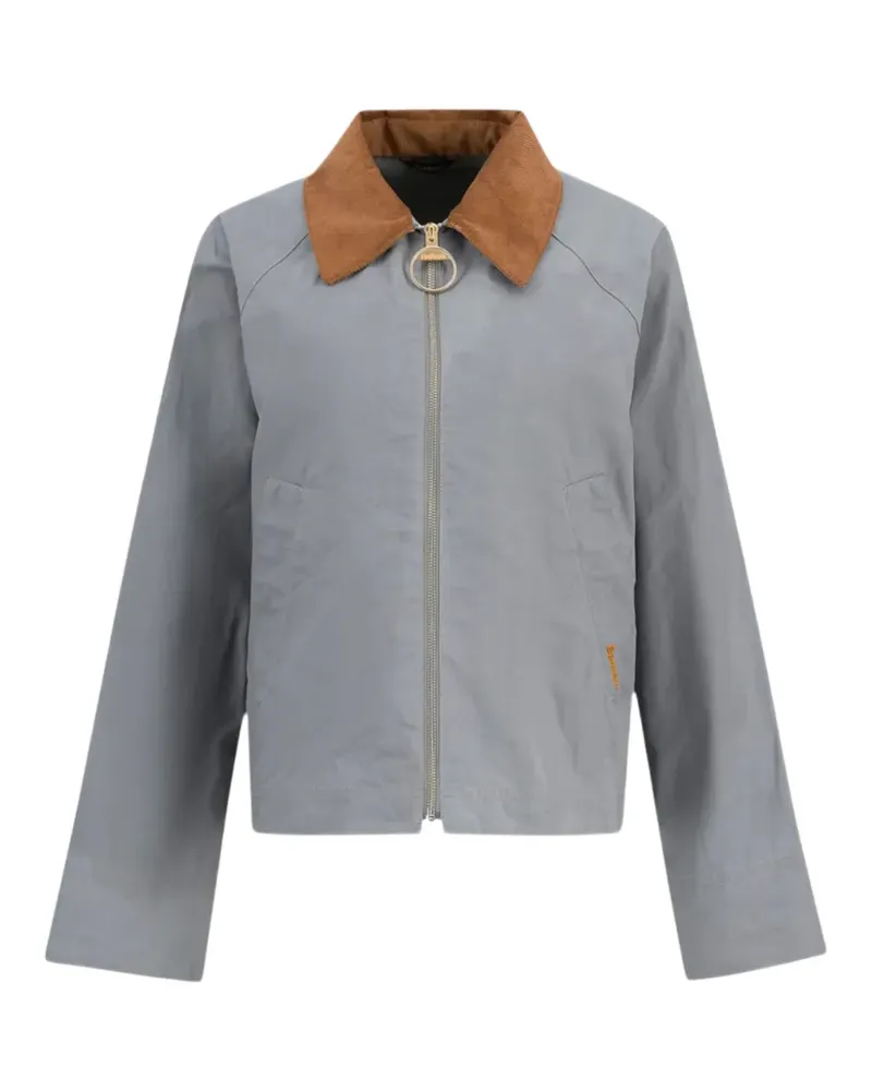 Barbour Catlin corduroy-collar jacket - Grau Grau