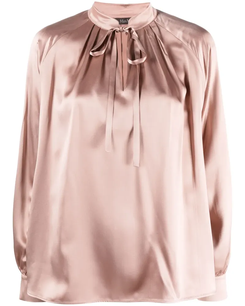 Max Mara Tamigi Seidenbluse - Rosa Rosa