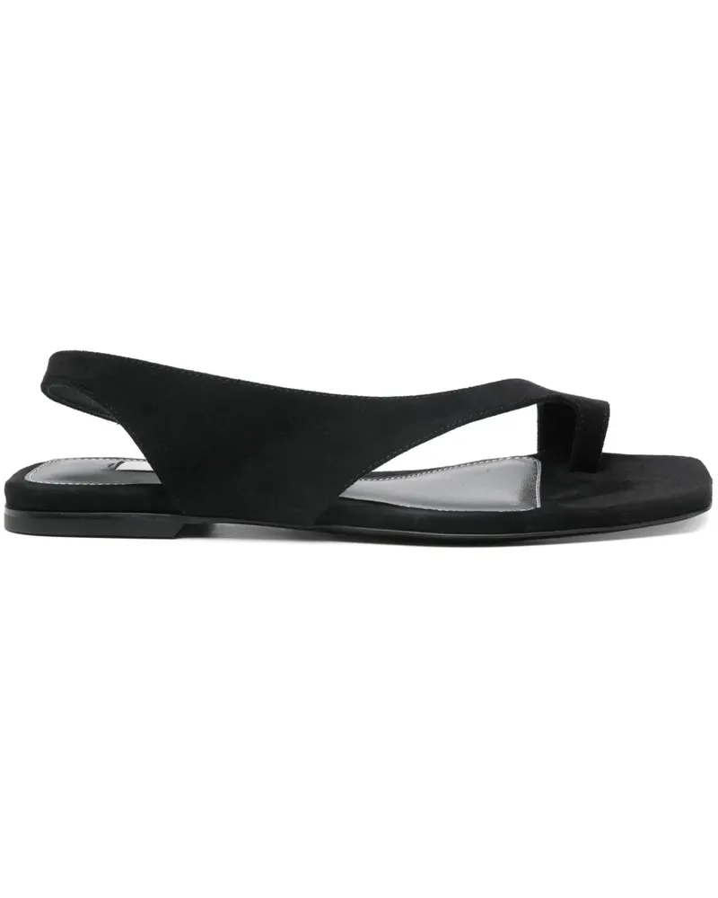 Totême Sandalen aus Wildleder - Schwarz Schwarz