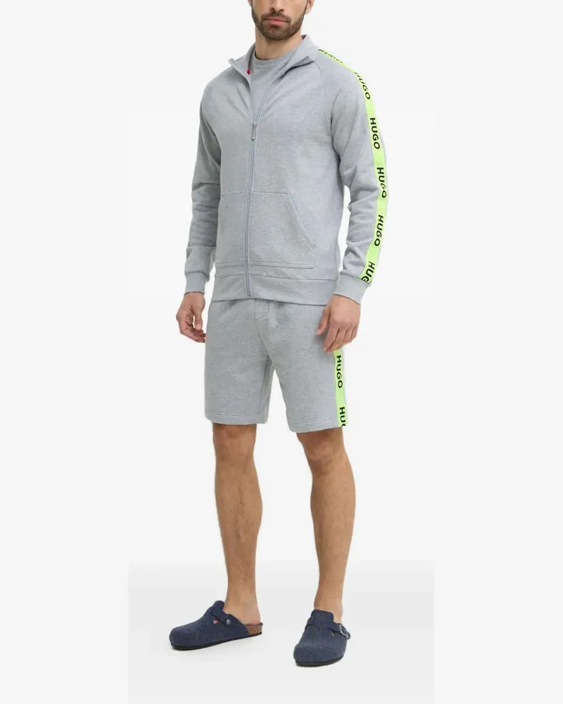 HUGO BOSS zip tape sweatshirt - Grau Grau