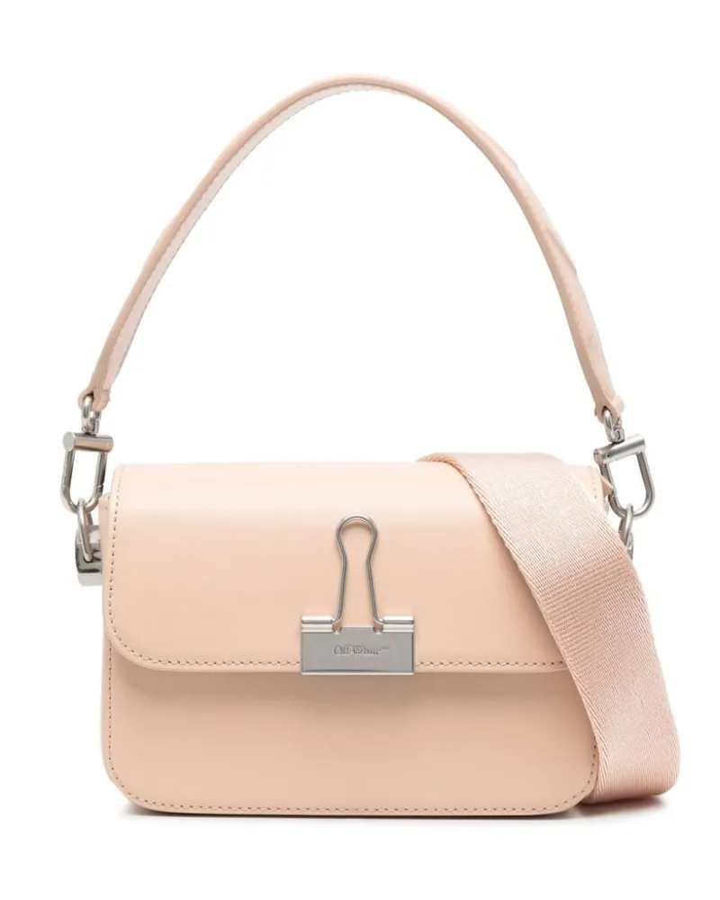OFF-WHITE Kleine Binder Schultertasche - Nude Nude