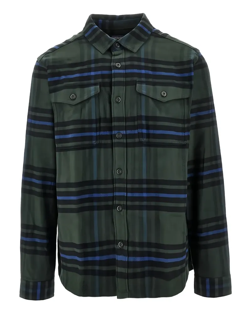 Patagonia Fjord flannel buttoned checked shirt - Grün Grün
