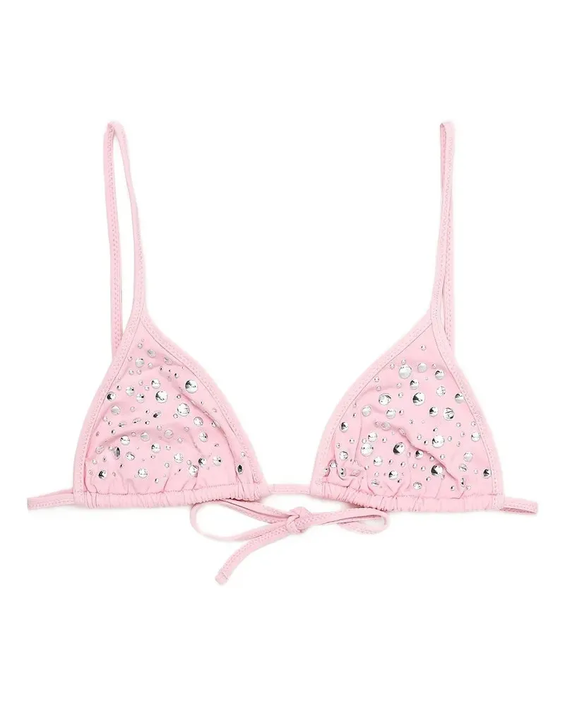 GIMAGUAS Bella stud-embellished bikini top - Rosa Rosa