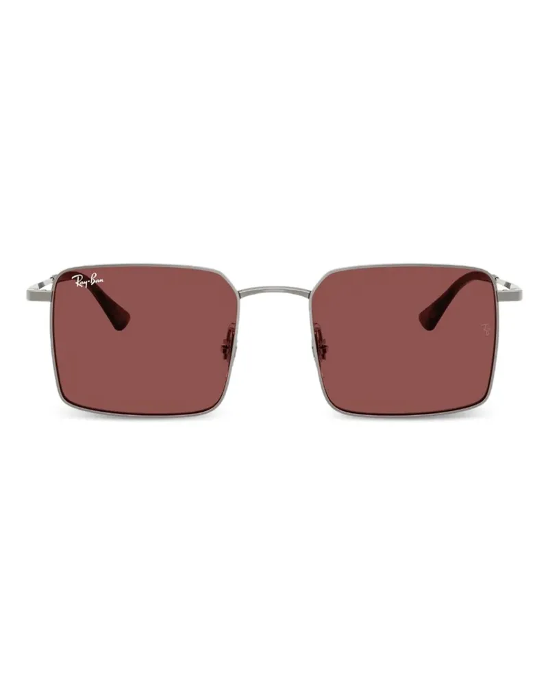 Ray Ban Idan square-frame sunglasses - Silber Silber