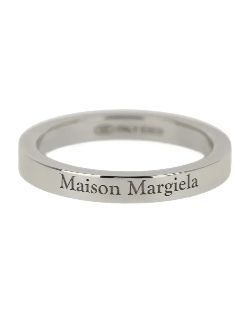 Maison Margiela Ring mit Logo-Gravur - Silber Silber