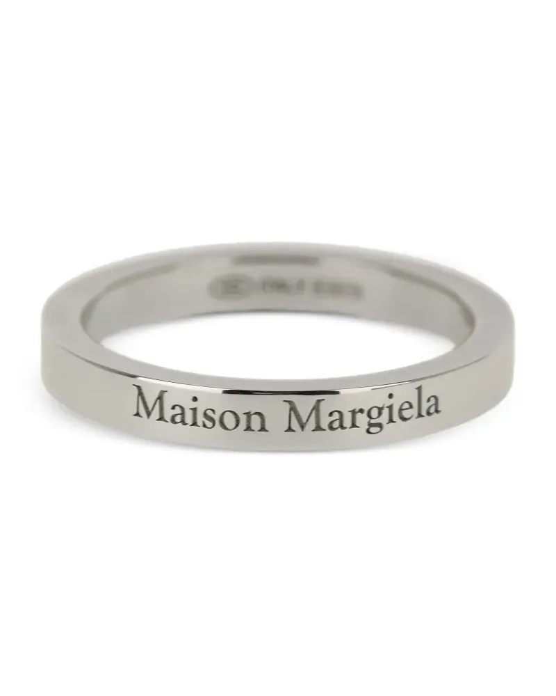 Maison Margiela Ring mit Logo-Gravur - Silber Silber
