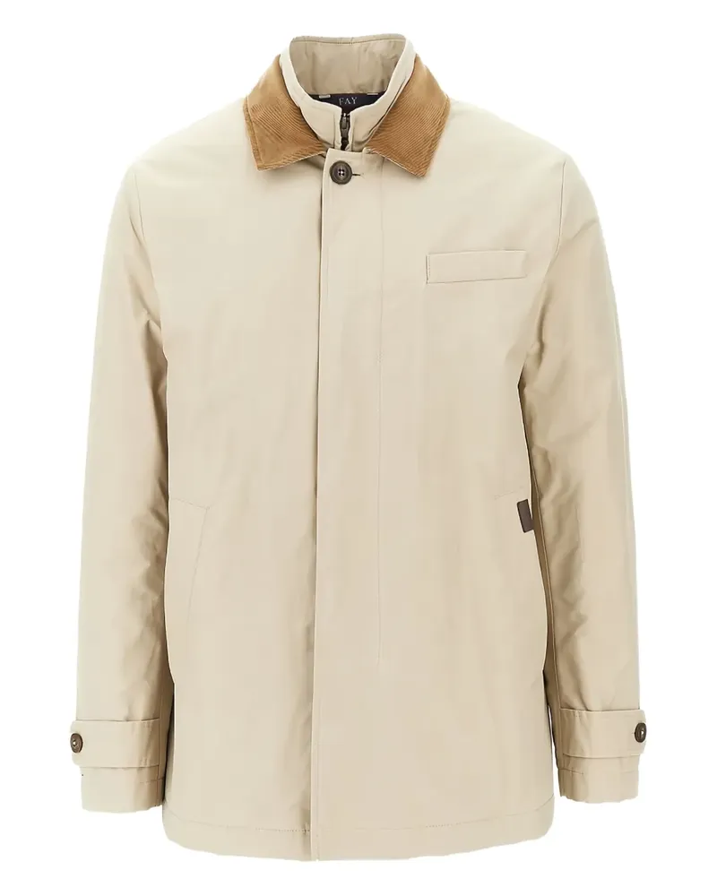 Fay Jacke mit Cordkragen - Nude Nude