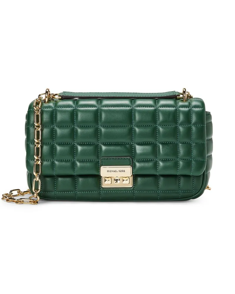 Michael Kors Große Tribeca Schultertasche - Grün Grün